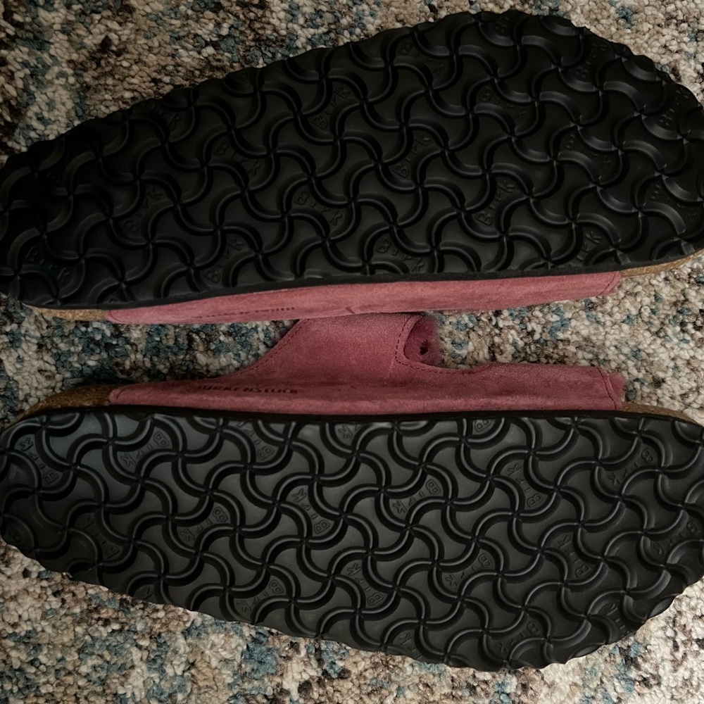 Birkenstocks Faux Fur Lined Sandals - Picture 3 of 5